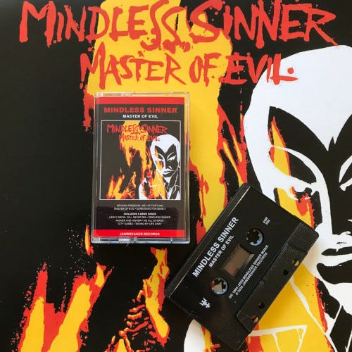 Mindless Sinner  Master Of Evil  Kassett