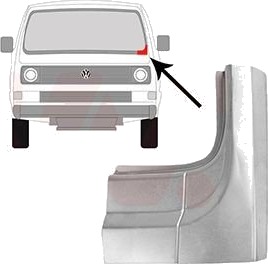 Frontrute rammer VAN WEZEL 5870151