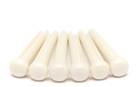 Graph Tech Tusq Pp-1100-01 - T-Style Bridge Pins - Hvit