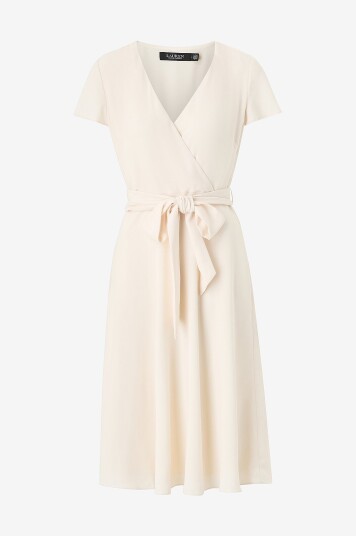 Lauren Ralph Lauren Kjole Triple Ggt Hvit Lauren Ralph Lauren Kjole Triple Ggt Hvit