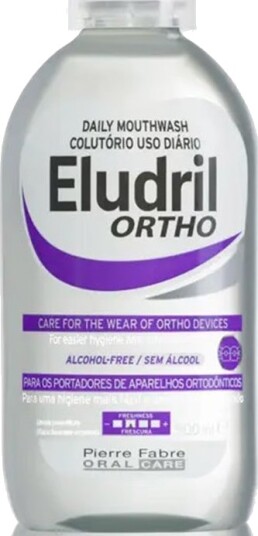 Kjeveortopedisk Munnvann ELUDRIL Ortho Fluor 500 ml. Kjeveortopedisk Munnvann ELUDRIL Ortho Fluor 500 ml.