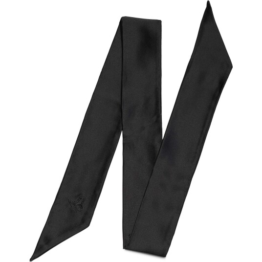 Amelie Soie Secrets de beauté Silk Scarf Black Amelie Soie Secrets de beauté Silk Scarf Black