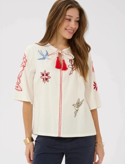 Cream Crrosetta Blouse Cream 36 Cream Crrosetta Blouse Cream 36