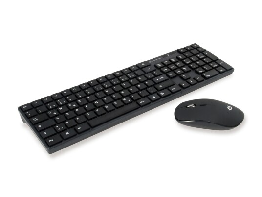 CONCEPTRONIC ORAZIO01DE Wireless Keyboard+Mouse,DE, schwarz