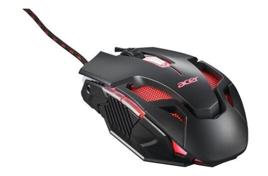 Acer Nitro Gamingmus II med 6D optisk sensor 7200 DPI - Svart
