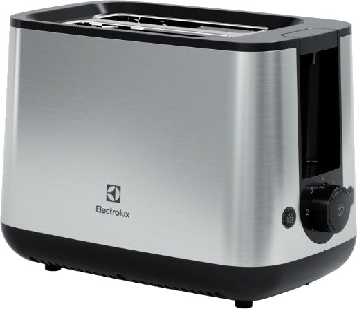 Electrolux E3T1-3ST Brødrister 800W med 3 Skiver i Rustfritt Stål