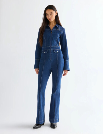 Wrangler Retro Catsuit Blue XS x 00