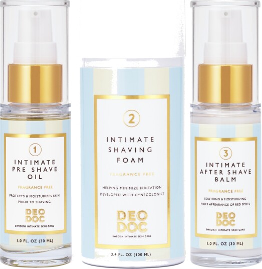 Deodoc Intime Shaving Trio Fragrance Free Deodoc Intime Shaving Trio Fragrance Free