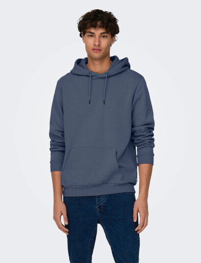 ONLY & SONS Onsceres Hoodie Sweat Noos - Blue - M