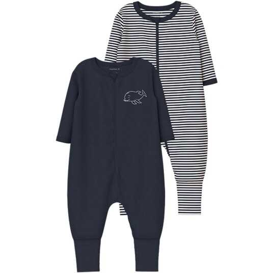 Name It Dark Sapphire Nightsuit 2-pack Zip Core 2 Noos 50