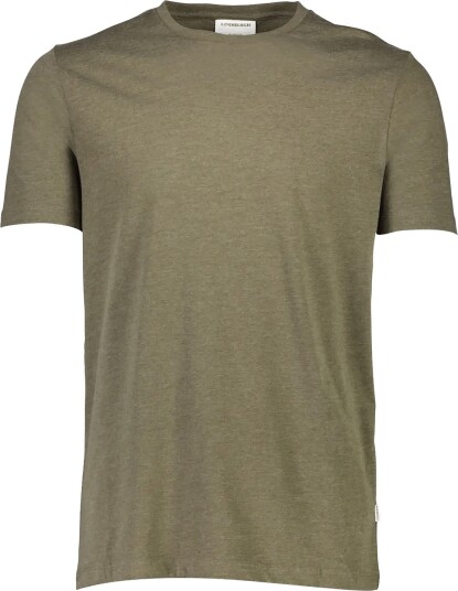 Lindbergh Basic Tee S/S DK ARMY MEL 3XL