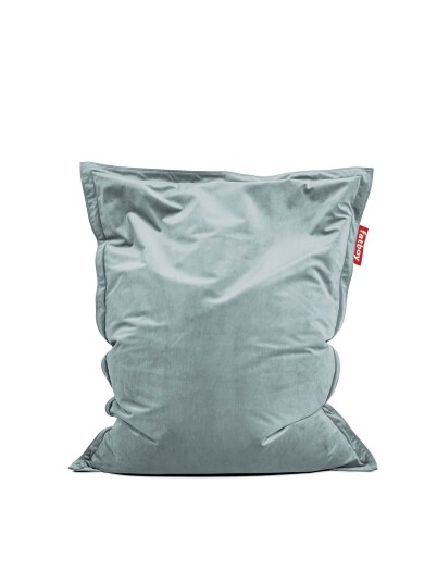 Fatboy Original Slim Velvet bønnepose Calcite blue 155 x 120 cm