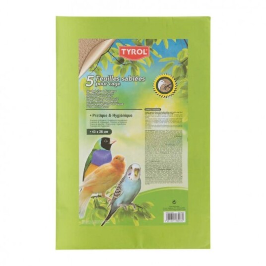 Tyrol Sandpapir 43X25 cm 5 Stk