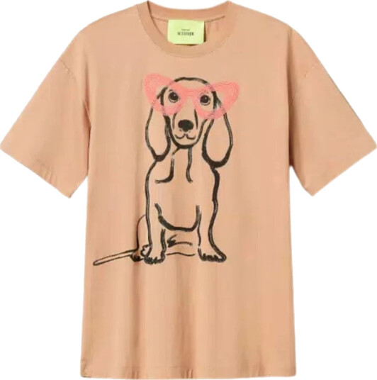 Twinset Dame Topper Beige XL,