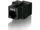 Utstyr Pro Cat.6 Uskjermet Keystone Inline Coupler Modulær Innsetting Kobling Rj-45 Pakke Med 8 125579