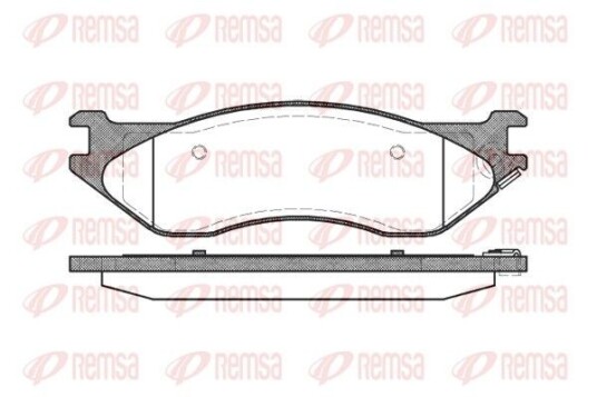 Bremseklosser REMSA 0887.04