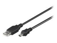 MicroConnect USB-kabel - USB (hann) til mini-USB Type B (hann) - 5 m