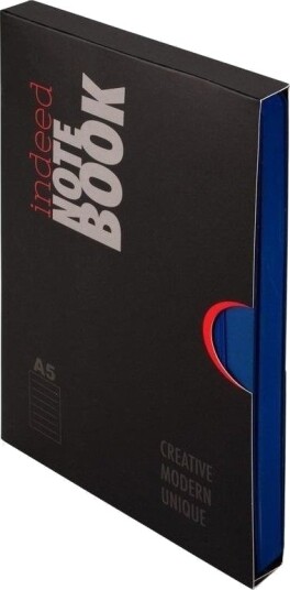 Notatbok A5 Linjer Indeed Navy Blue Notatbok A5 Linjer Indeed Navy Blue