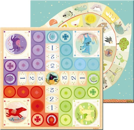 Djeco Spillkoffert Ludo og Gåsespill Djeco Spillkoffert Ludo og Gåsespill