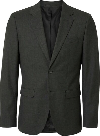 Selected Homme Slim Theo Wool Blend Blazer Flex Grønn 52