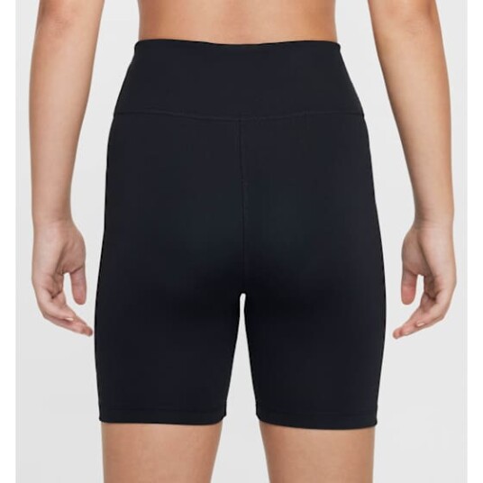 Nike Dri-FIT One 5" Bike Shorts Jente Black/White XL 13-15