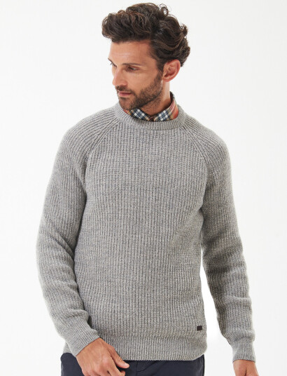 Barbour Barbour Horseford Crew Neck Jumper - Grey - S