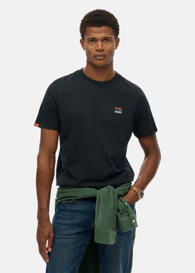Superdry GREAT OUTDOORS EMB RELAXED TEE Eclipse Navy 3XL T shirts