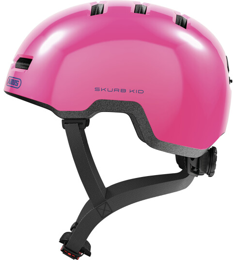 ABUS Skurb Kid Hjelm, Shiny Pink, 50-55 ABUS Skurb Kid Hjelm, Shiny Pink, 50-55