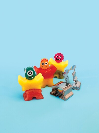 Kikkerland Monster Fruktutskjærere - Kreative Gadgets for Frukttrimming