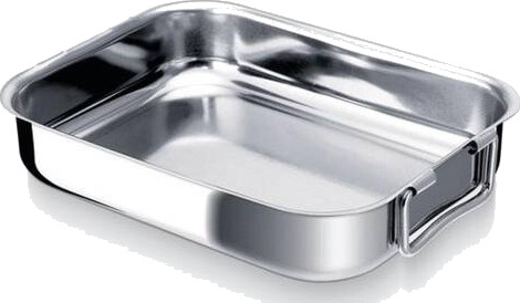 BEKA Ildfast form i rustfritt stål 30x22cm