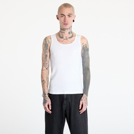 Boss BLACK 3-Pack Ribbed Tank Top White