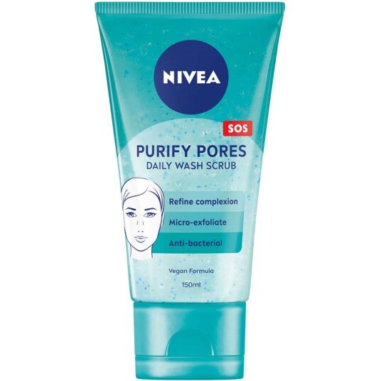 Nivea Blemish Prone Wash Scrub 150 ml Ansiktspeeling