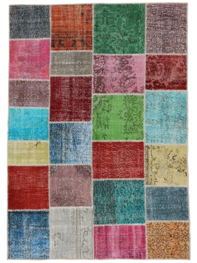 Håndknyttet. Opphav: Turkey Patchwork Turkiet 170x240