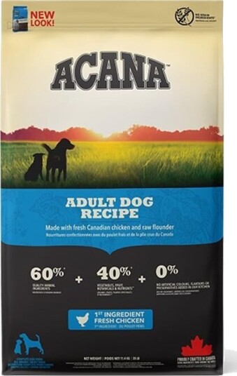 Acana Hundefôr Adult Heritage Tørrfôr med Kylling 6 kg Acana Hundefôr Adult Heritage Tørrfôr med Kylling 6 kg
