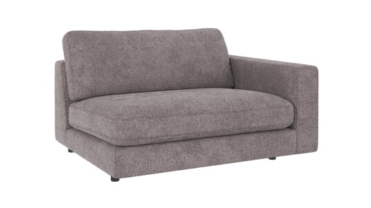 Rowico Home Duncan 1,5 seters ende H Grå Greg 18 129 x 103 x 78 cm Grå