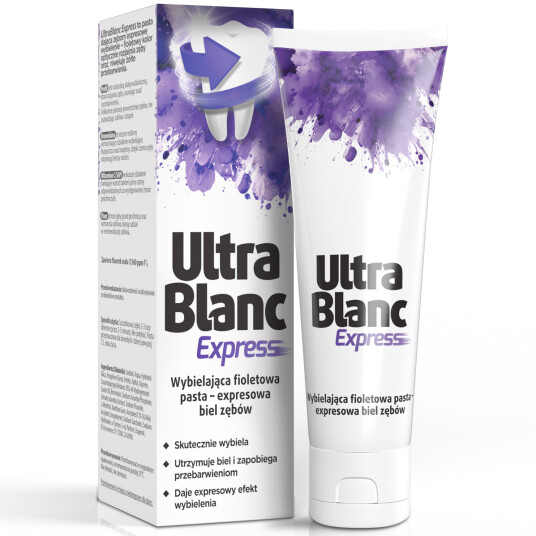Tannbleking Tannkrem UltraBlanc Express Violet 75 ml. Tannbleking Tannkrem UltraBlanc Express Violet 75 ml.