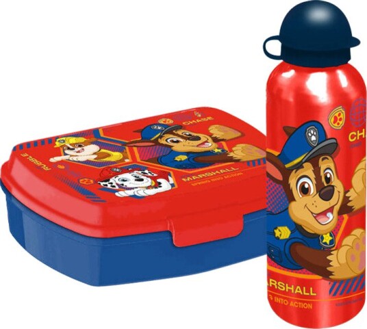 Paw Patrol Matboks Og Drikkeflaske 200x80mm 500ml