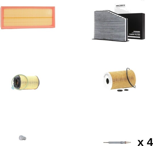 Servicepakke RIDEX 4682P10942