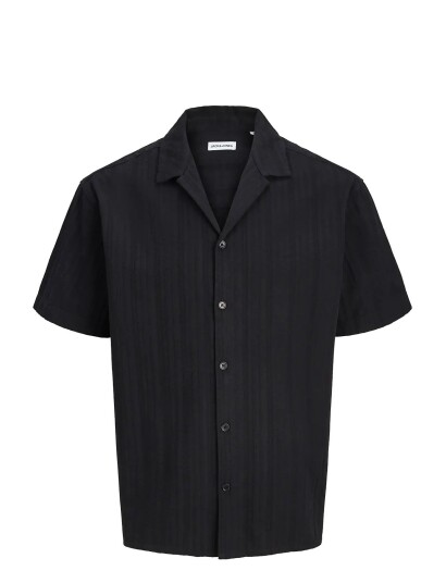 Jack & Jones Jjetyson Resort Shirt Ss Jnr Black 176