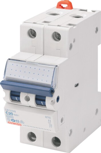 Gewiss Elementautomat MT B 25A 2P 10kA GW92550