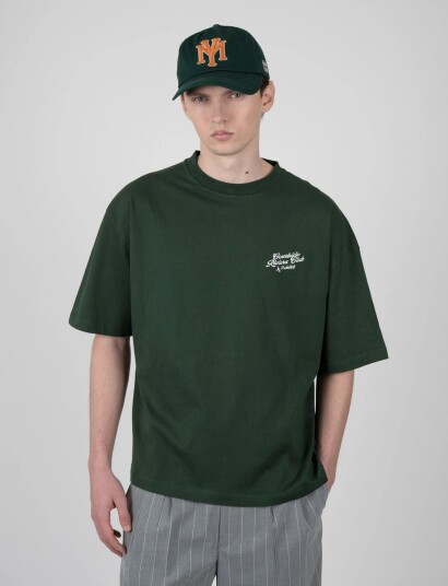 Prohibited Coffee And Bagel Tee Green XL