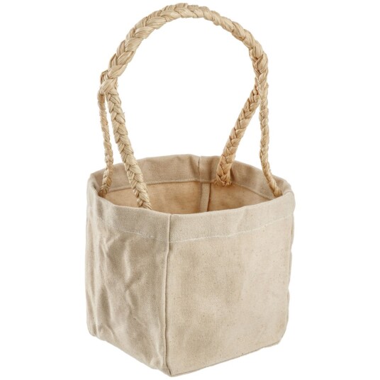 . Pyntekurv Agnis; 15x15x15 cm (LxBxH); Natur; Kvadratisk . Pyntekurv Agnis; 15x15x15 cm (LxBxH); Natur; Kvadratisk