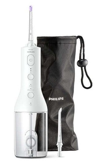 Philips Sonicare Power Flosser 3000 Trådløs Munnskyller med Ergonomisk Design Hvit HX3826/31 Philips Sonicare Power Flosser 3000 Trådløs Munnskyller med Ergonomisk Design Hvit HX3826/31