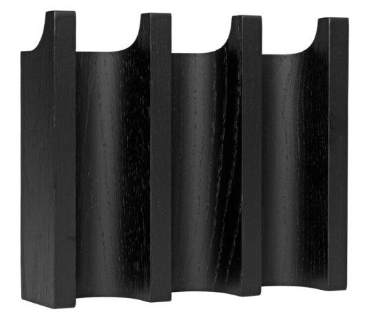 Kristina Dam Studio Column knaggrekke oak black lacquered Kristina Dam Studio Column knaggrekke oak black lacquered