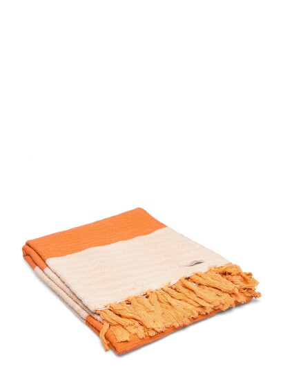 Bloomingville Motril Plaid Orange Bloomingville YELLOW ONE SIZE