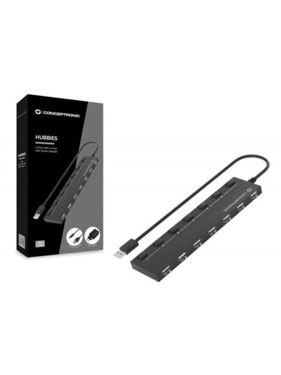 Conceptronics Conceptronic HUBBIES08BP - hub USB-hub