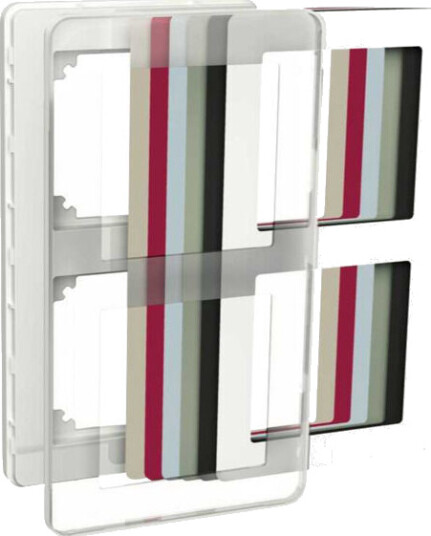 Schneider Electric Exxact 2-hulls ramme Design transparent - 1410126