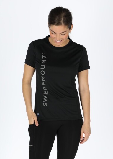 Swedemount Training Logo Tee W Black/Reflective 44 Trenings-T-Shirts
