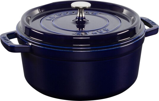 Staub La Cocotte Gryte rund 24 cm m??rk bl?? Staub La Cocotte Gryte rund 24 cm m??rk bl??