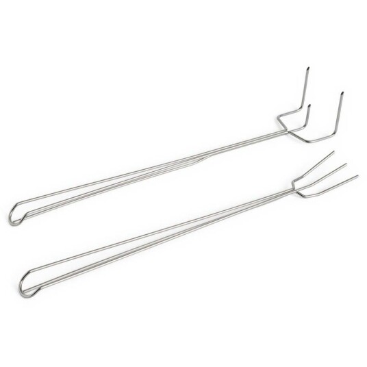 Outdoor Market BBQ Fork Set of 2 Stainless Steel Outdoor Market BBQ Fork Set of 2 Stainless Steel